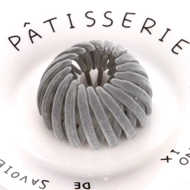 Elegant Bird Nest Shaped Hair Clips for Women - Ponytail Accessories and Magic Braider Tool