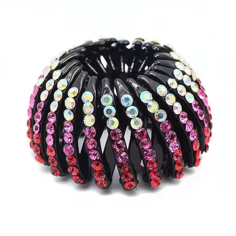 Elegant Bird Nest Shaped Hair Clips for Women - Ponytail Accessories and Magic Braider Tool