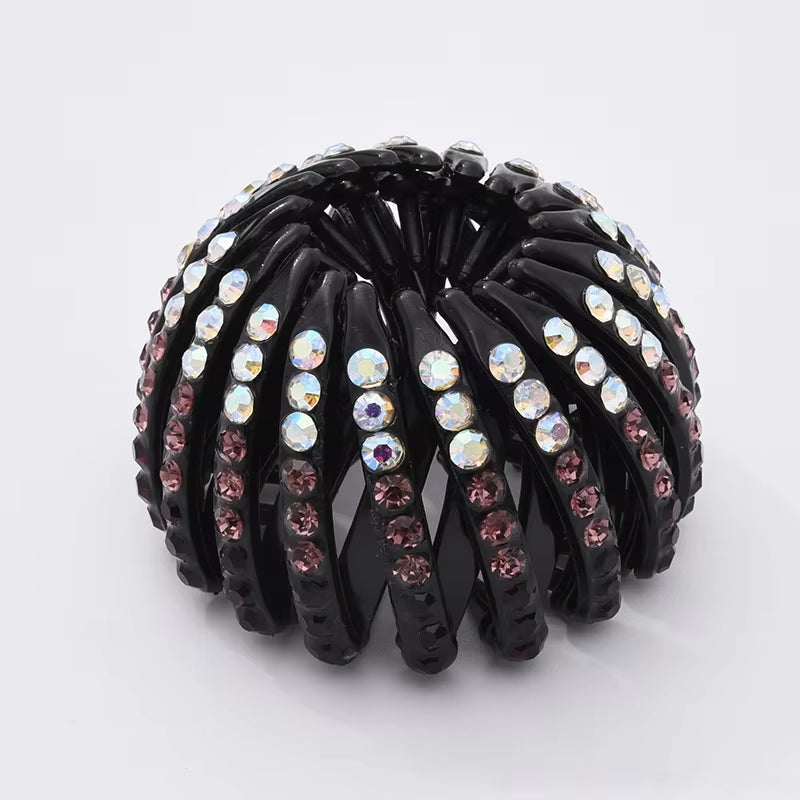 Elegant Bird Nest Shaped Hair Clips for Women - Ponytail Accessories and Magic Braider Tool