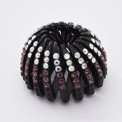 Elegant Bird Nest Shaped Hair Clips for Women - Ponytail Accessories and Magic Braider Tool