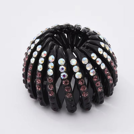 Elegant Bird Nest Shaped Hair Clips for Women - Ponytail Accessories and Magic Braider Tool