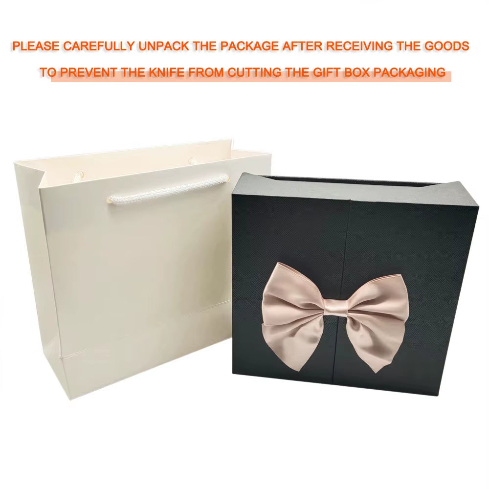 Eternal Roses Gift Box with Heartfelt Necklace - Express Your Love in 100 Languages for Birthdays and Valentine's Day Gifts for Women, Wives, Moms, and Girlfriends