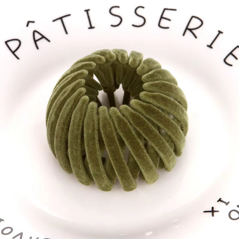 Elegant Bird Nest Shaped Hair Clips for Women - Ponytail Accessories and Magic Braider Tool