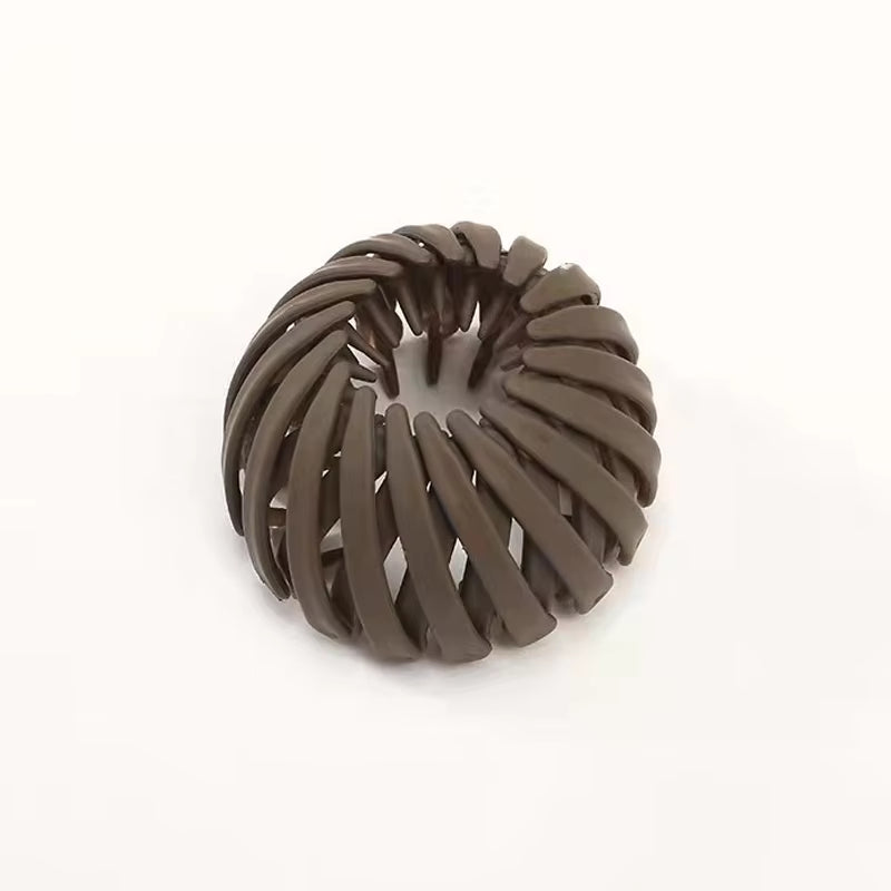 Elegant Bird Nest Shaped Hair Clips for Women - Ponytail Accessories and Magic Braider Tool