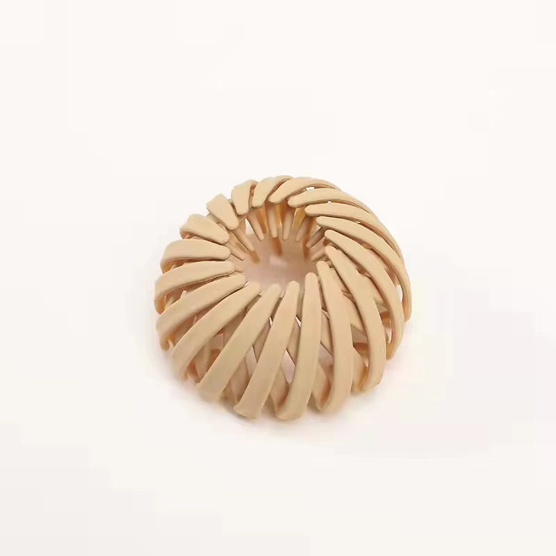 Elegant Bird Nest Shaped Hair Clips for Women - Ponytail Accessories and Magic Braider Tool