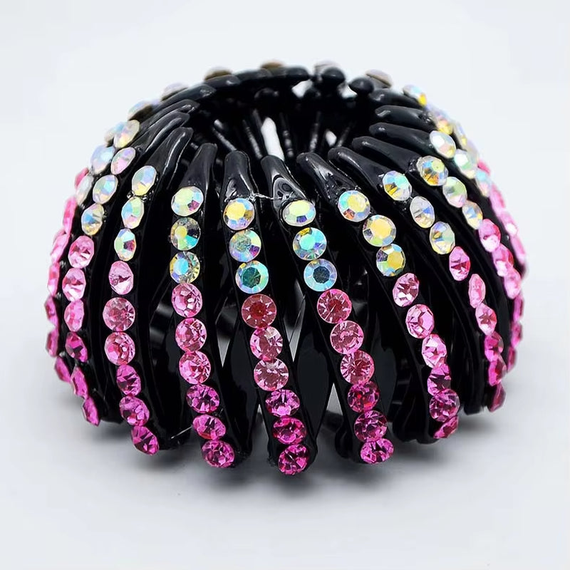 Elegant Bird Nest Shaped Hair Clips for Women - Ponytail Accessories and Magic Braider Tool