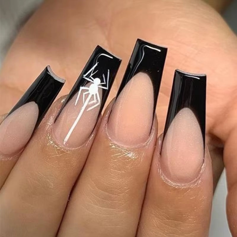 5ml UV Spider Drawing Gel Nail Polish in White, Black, and Silver for Professional Manicure Art