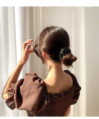 Elegant Bird Nest Shaped Hair Clips for Women - Ponytail Accessories and Magic Braider Tool