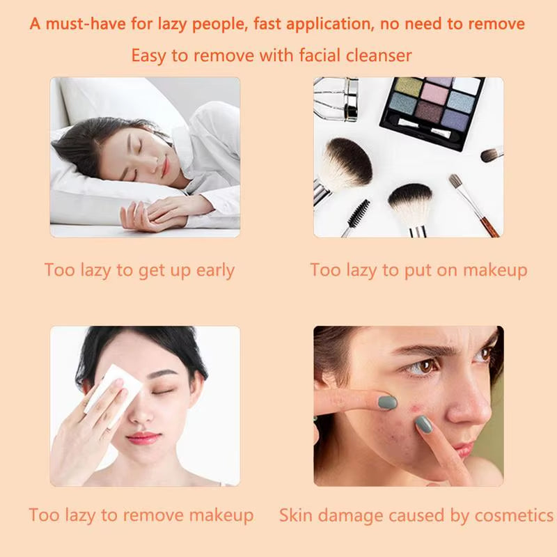 Vitamin C Hydrating Facial Essence Cream for Brightening and Firming - Enriched with Five Essential Vitamin C Components