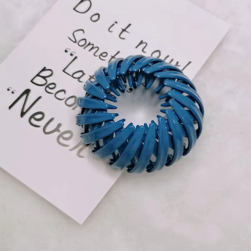 Elegant Bird Nest Shaped Hair Clips for Women - Ponytail Accessories and Magic Braider Tool